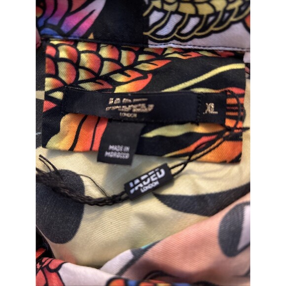 NWT Jaded London Multicolor Shirt Short Sleeve Unisex Size XL NEW - Picture 7 of 9